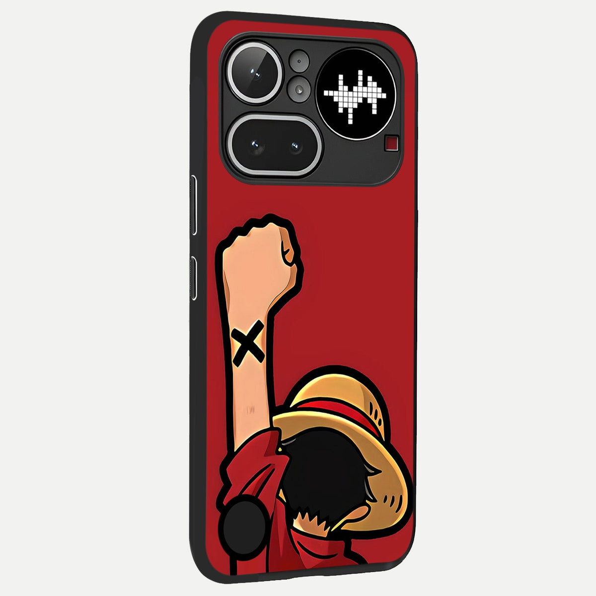  Luffy X Spirit back cover For Nothing Phone 4A Pro slim fit glass case with vibrant aesthetic design