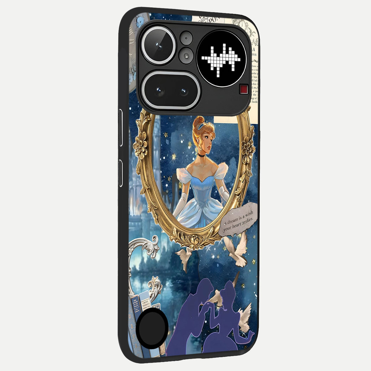  Midnight Queen back cover For Nothing Phone 4A Pro slim fit glass case with vibrant aesthetic design