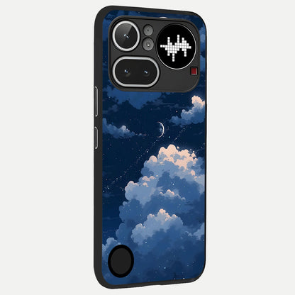  Moon Dream Haze back cover For Nothing Phone 4A Pro slim fit glass case with vibrant aesthetic design