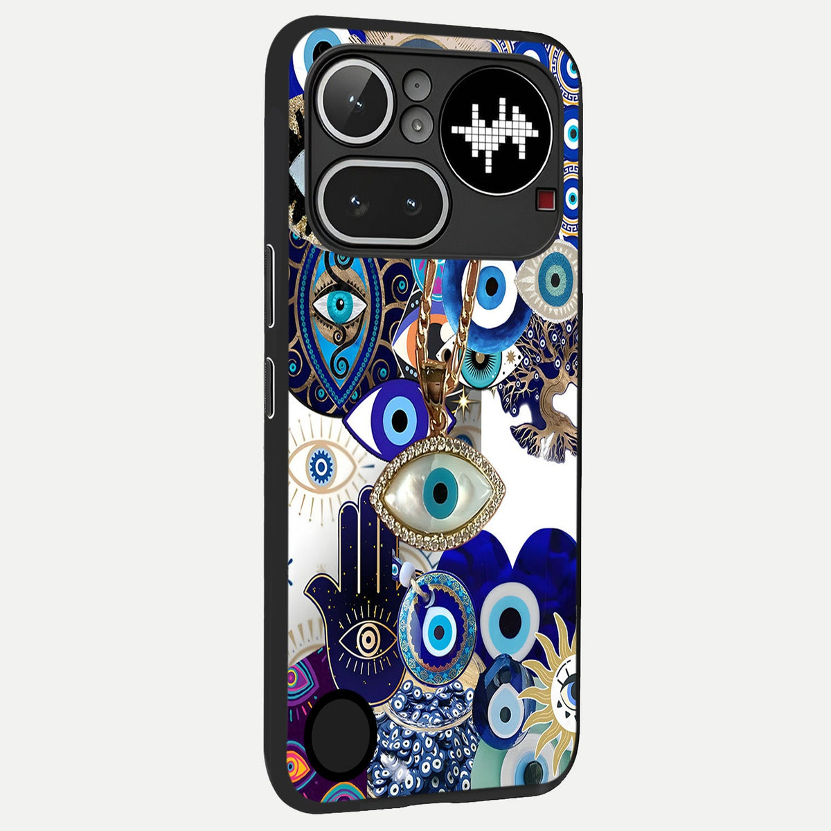 Mystic Charm Eye back cover For Nothing Phone 4A Pro slim fit glass case with vibrant aesthetic design