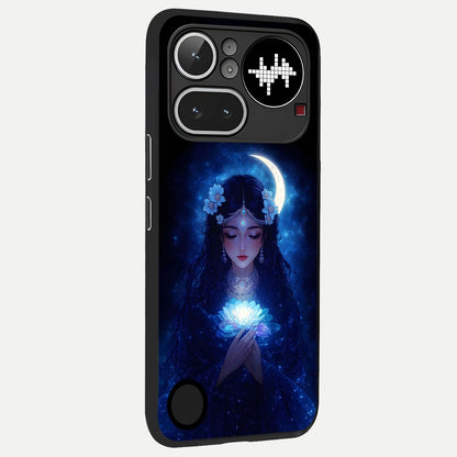  Mystic Moon Queen back cover For Nothing Phone 4A Pro slim fit glass case with vibrant aesthetic design