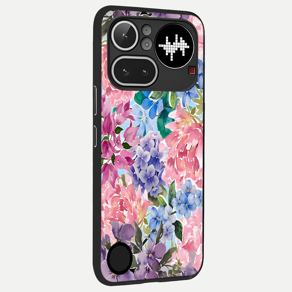  Pastel Floral Mix back cover For Nothing Phone 4A Pro slim fit glass case with vibrant aesthetic design