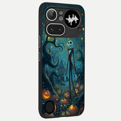  Pumpkin Moonlight Tale back cover For Nothing Phone 4A Pro slim fit glass case with vibrant aesthetic design