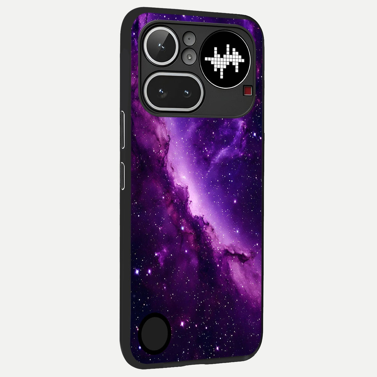  Purple Shade Sky back cover For Nothing Phone 4A Pro slim fit glass case with vibrant aesthetic design