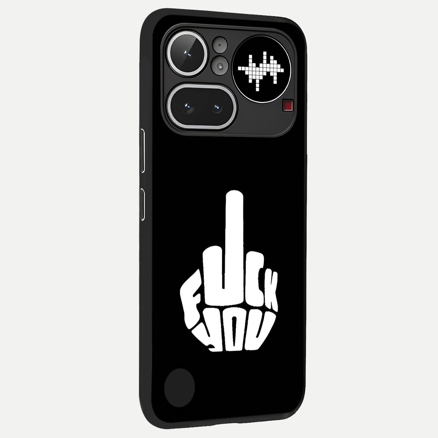  Rebel Mode On back cover For Nothing Phone 4A Pro slim fit glass case with vibrant aesthetic design