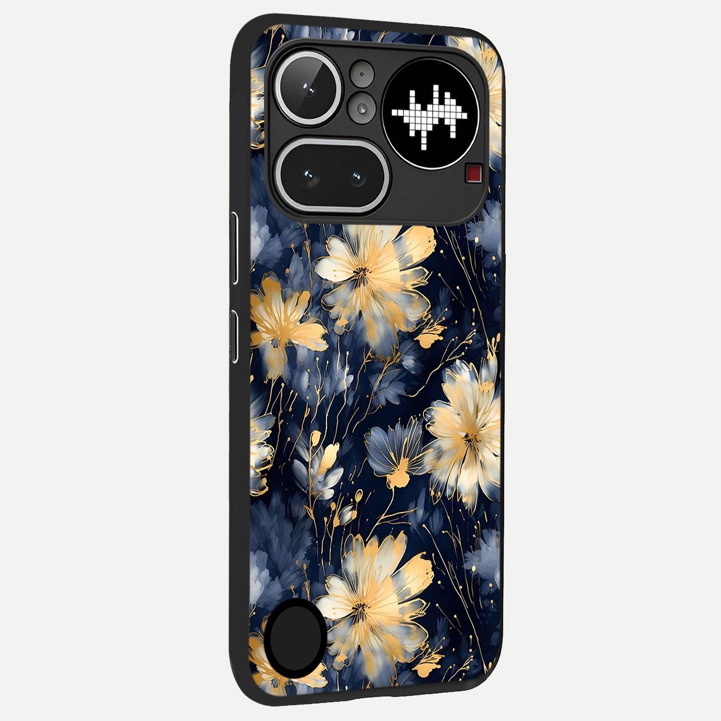  Royal Petal Dream back cover For Nothing Phone 4A Pro slim fit glass case with vibrant aesthetic design