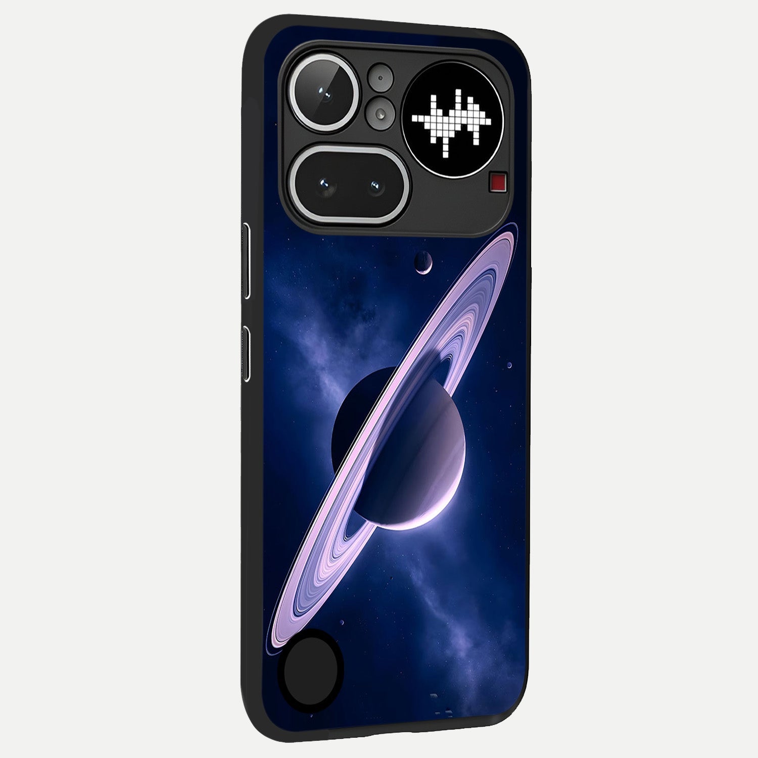  Saturn Ring Mystique back cover For Nothing Phone 4A Pro slim fit glass case with vibrant aesthetic design