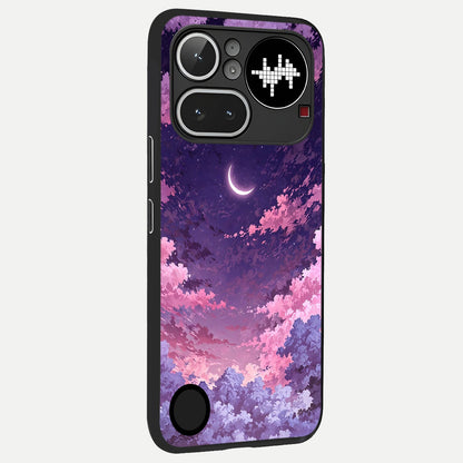  Sky Drift Clouds back cover For Nothing Phone 4A Pro slim fit glass case with vibrant aesthetic design
