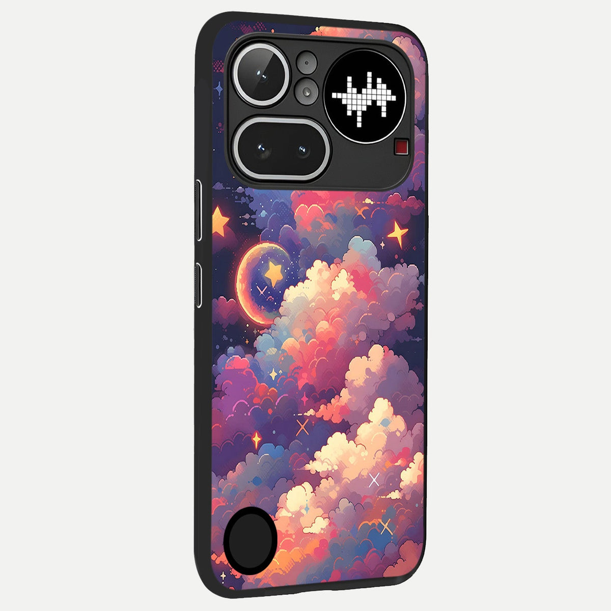  Starlit Dream Clouds back cover For Nothing Phone 4A Pro slim fit glass case with vibrant aesthetic design