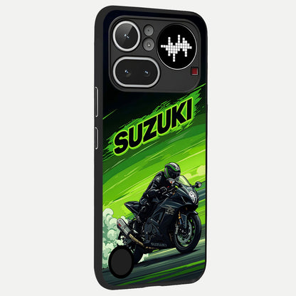  Suzuki Speed Beast back cover For Nothing Phone 4A Pro slim fit glass case with vibrant aesthetic design