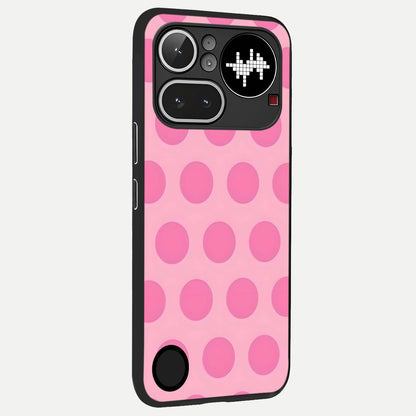  Sweet Dot Dreams back cover For Nothing Phone 4A Pro slim fit glass case with vibrant aesthetic design