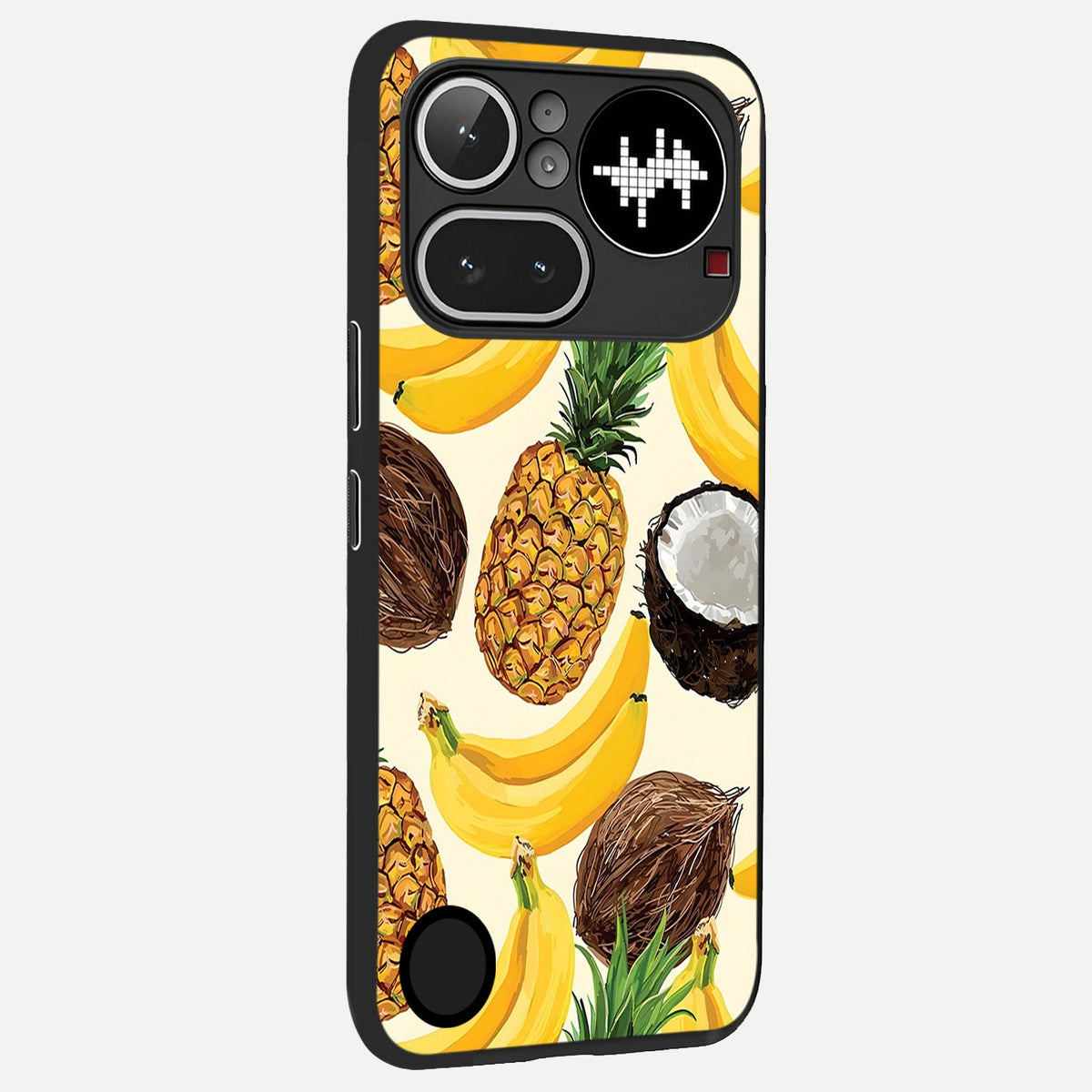  Tropical Fruit Mood back cover For Nothing Phone 4A Pro slim fit glass case with vibrant aesthetic design