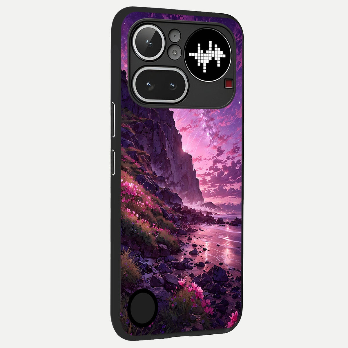  Twilight Blossom Coast back cover For Nothing Phone 4A Pro slim fit glass case with vibrant aesthetic design