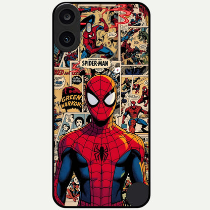  Aesthetic Spider Glass Case For CMF Phone 1 back cover – full design glossy printed glass finish