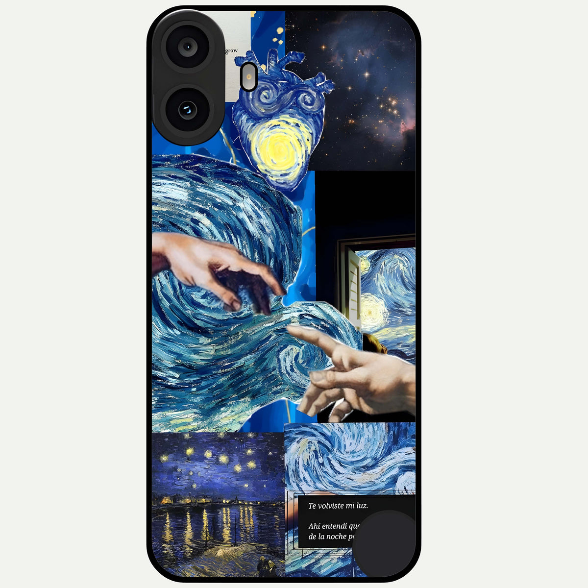  Aesthetic Vando Hands Glass Case For CMF Phone 1 back cover – full design glossy printed glass finish