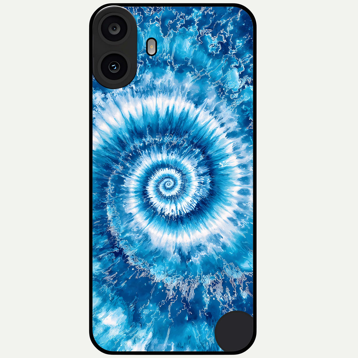  Blue Galaxy Wave Glass Case For CMF Phone 1 back cover – full design glossy printed glass finish