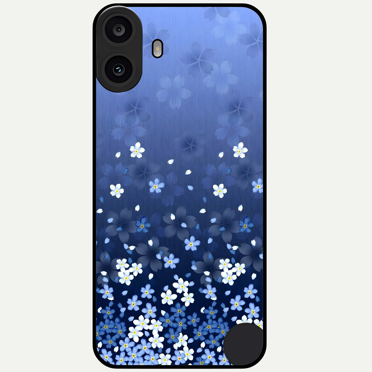  Blue Starry Glass Case For CMF Phone 1 back cover – full design glossy printed glass finish