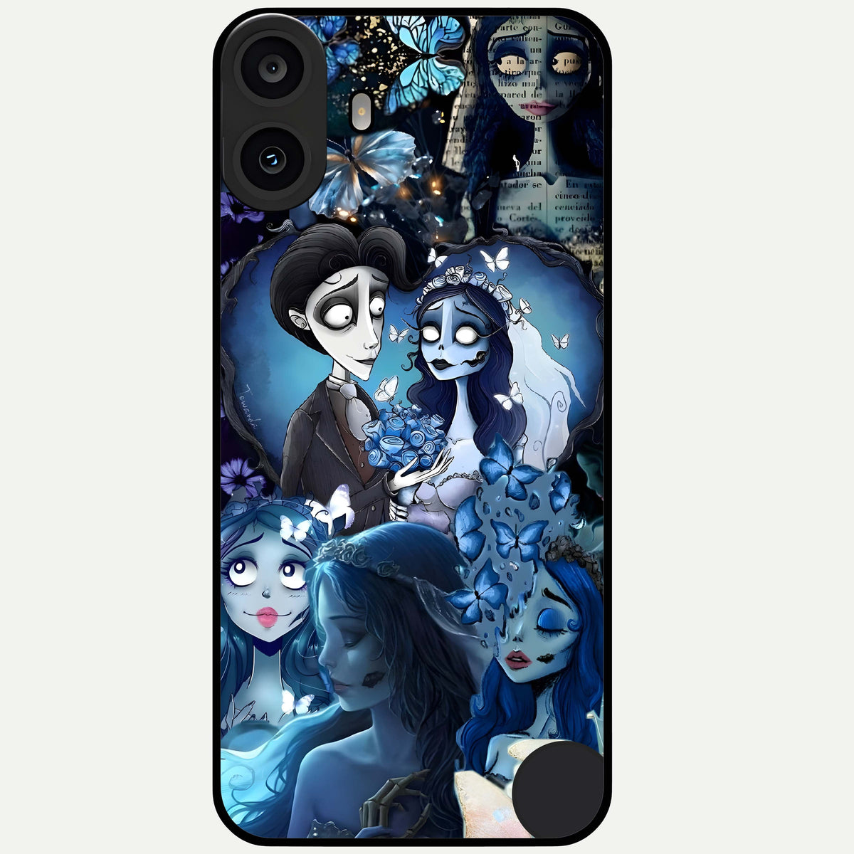  Butterfly Ghost Soul Glass Case For CMF Phone 1 back cover – full design glossy printed glass finish
