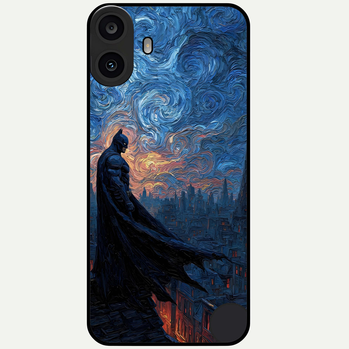  Dark Knight Dusk Glass Case For CMF Phone 1 back cover – full design glossy printed glass finish