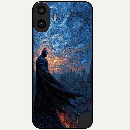  Dark Knight Dusk Glass Case For CMF Phone 1 back cover – full design glossy printed glass finish