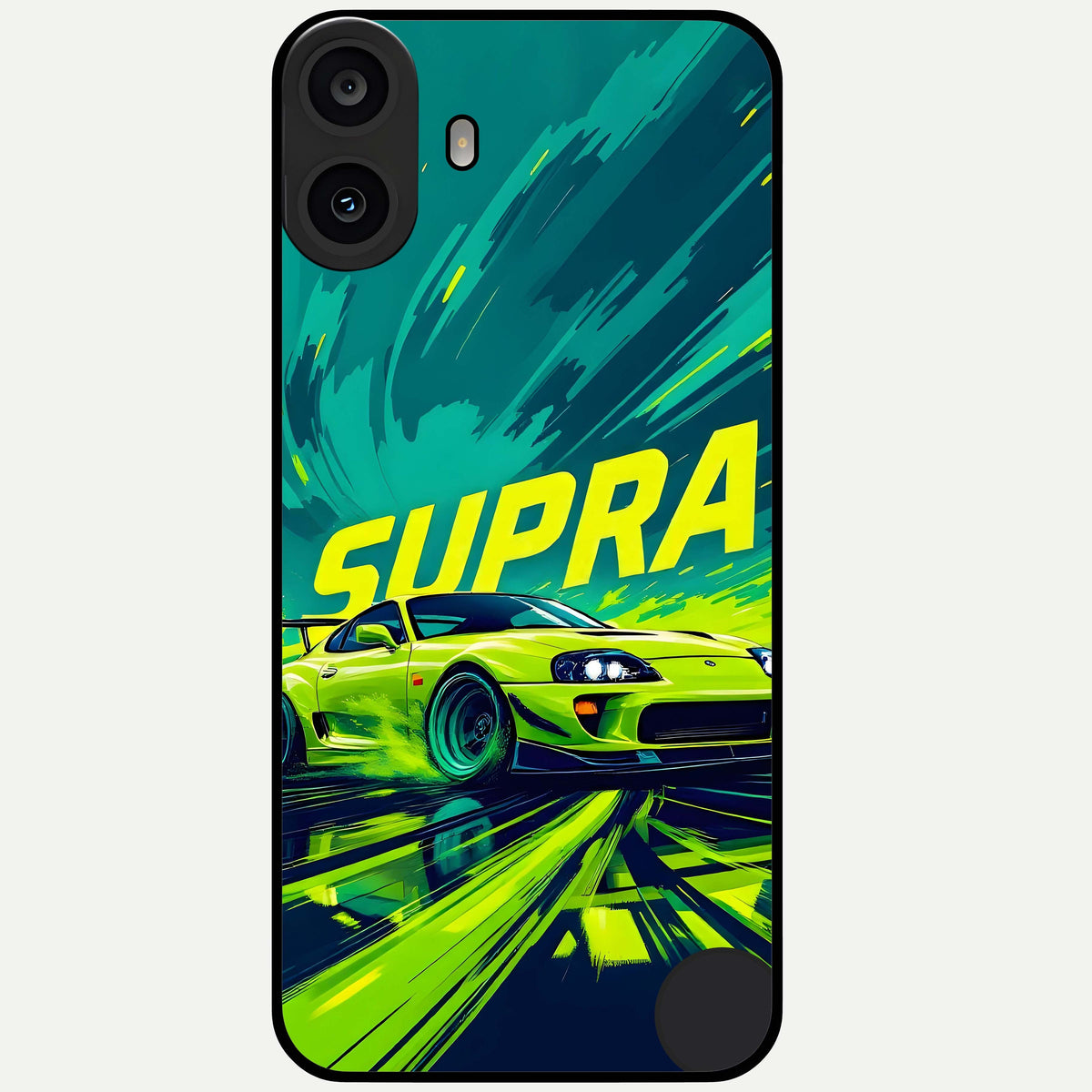  Electric Supra Thunder Glass Case For CMF Phone 1 back cover – full design glossy printed glass finish
