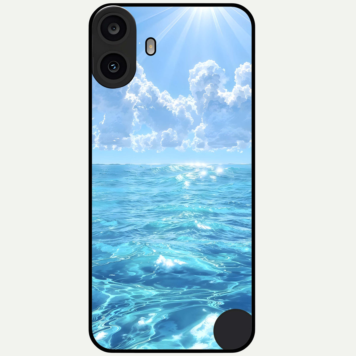  Endless Ocean Horizon Glass Case For CMF Phone 1 back cover – full design glossy printed glass finish
