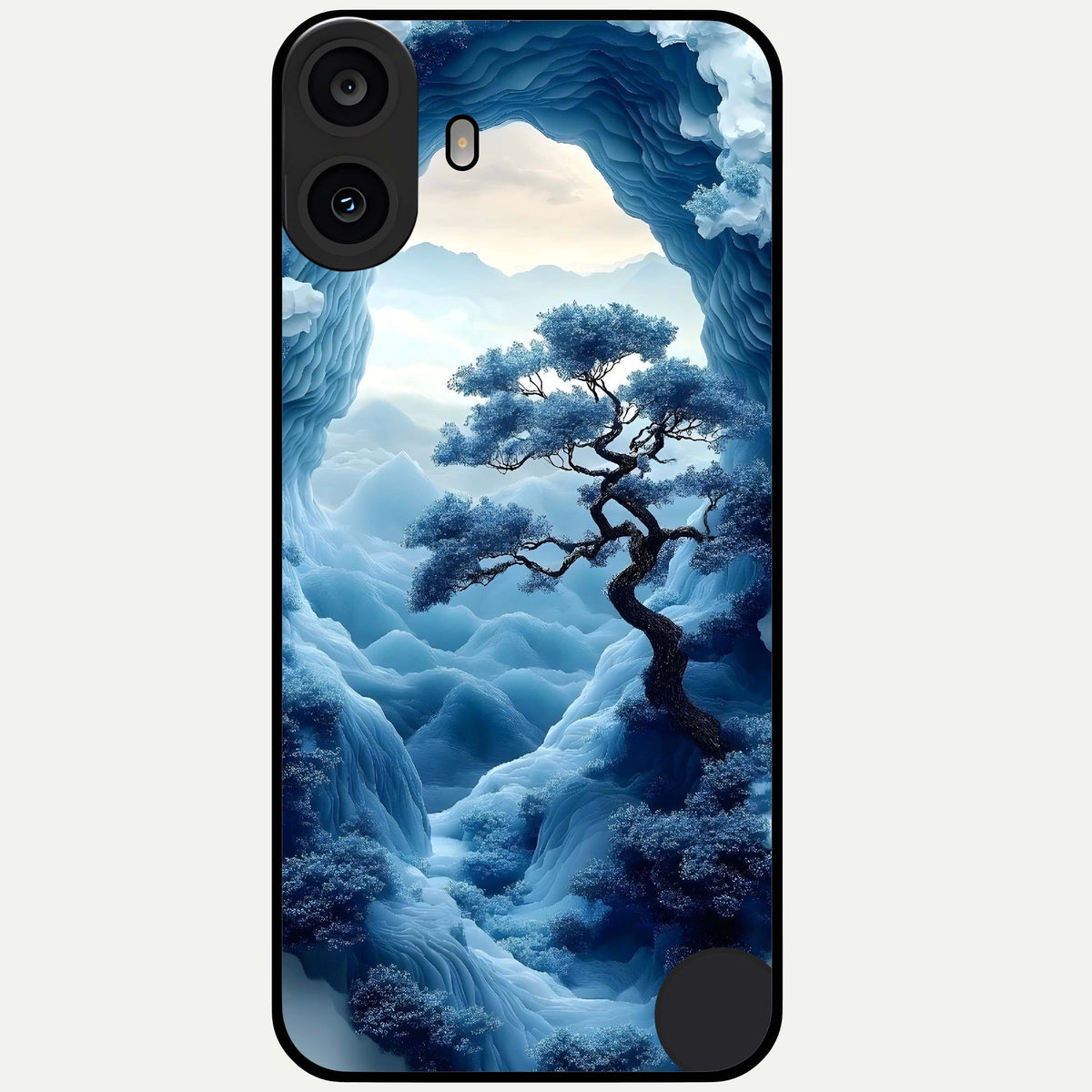  Frozen Serenity Gate Glass Case For CMF Phone 1 back cover – full design glossy printed glass finish