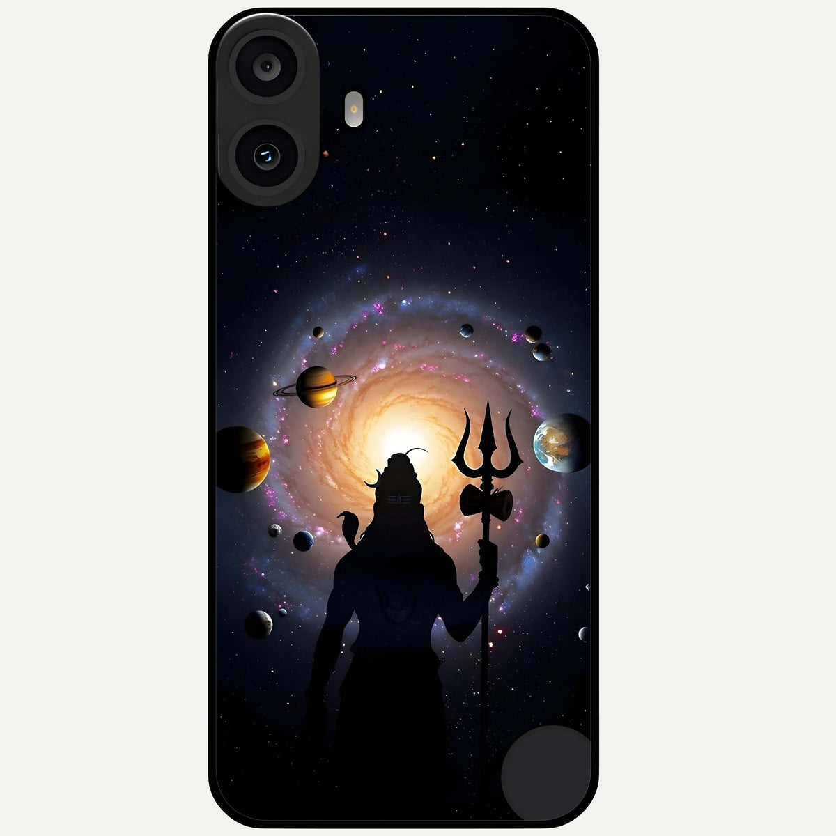  Galactic Shiva Vision Glass Case For CMF Phone 1 back cover – full design glossy printed glass finish