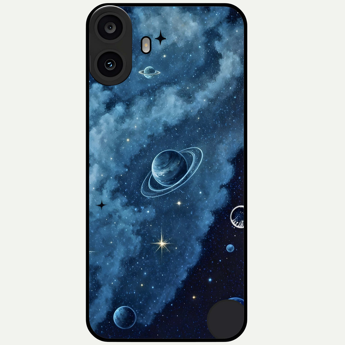 Galaxy Dream Space Glass Case For CMF Phone 1 back cover – full design glossy printed glass finish