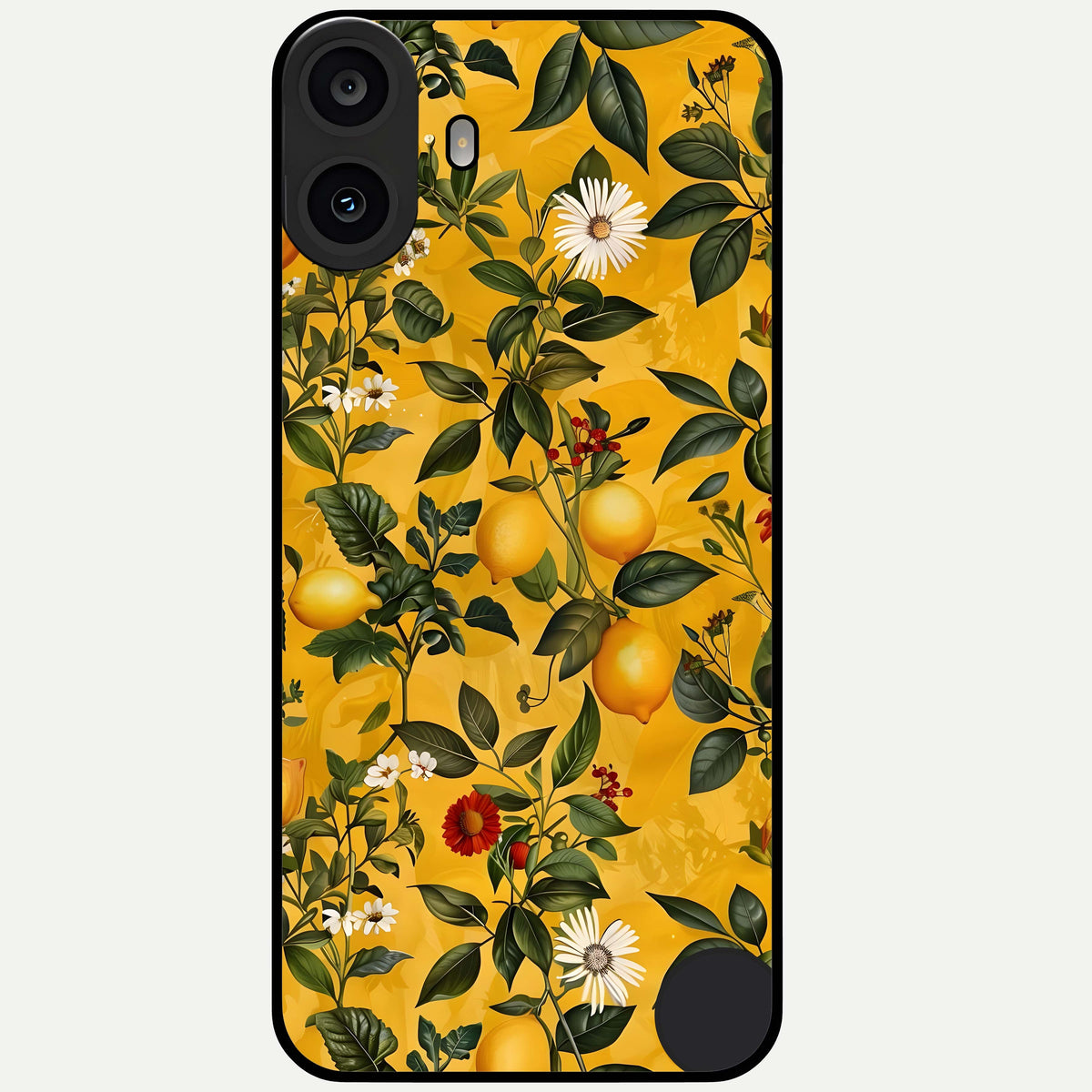  Golden Lemon Field Glass Case For CMF Phone 1 back cover – full design glossy printed glass finish