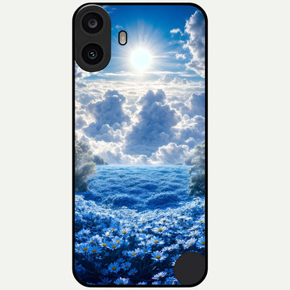  Heavenly Daisy Horizon Glass Case For CMF Phone 1 back cover – full design glossy printed glass finish