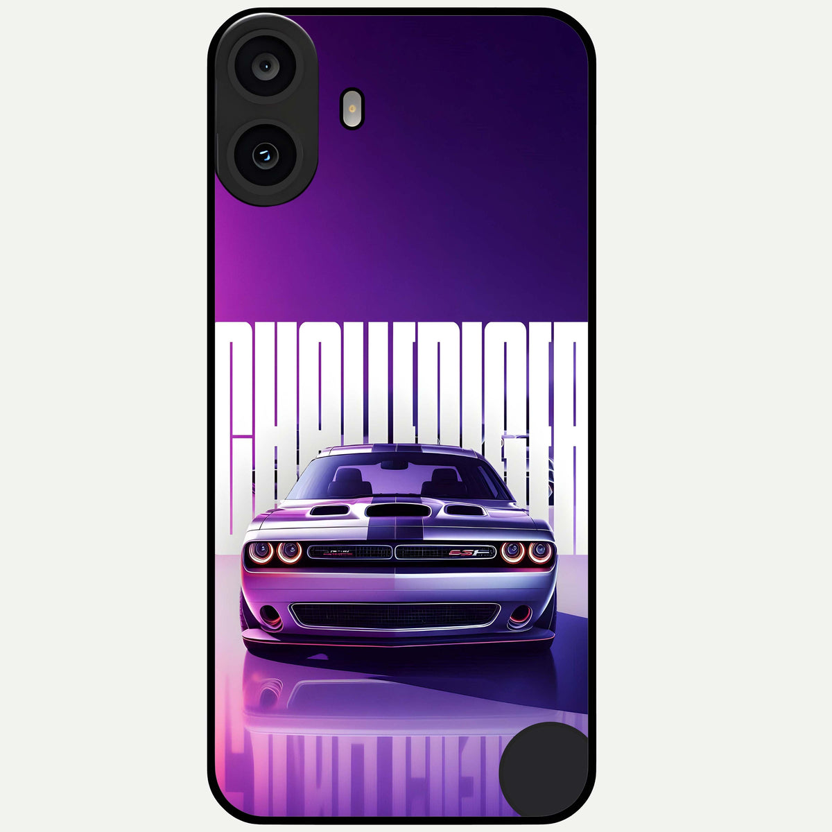 Midnight Muscle Ride Glass Case For CMF Phone 1 back cover – full design glossy printed glass finish