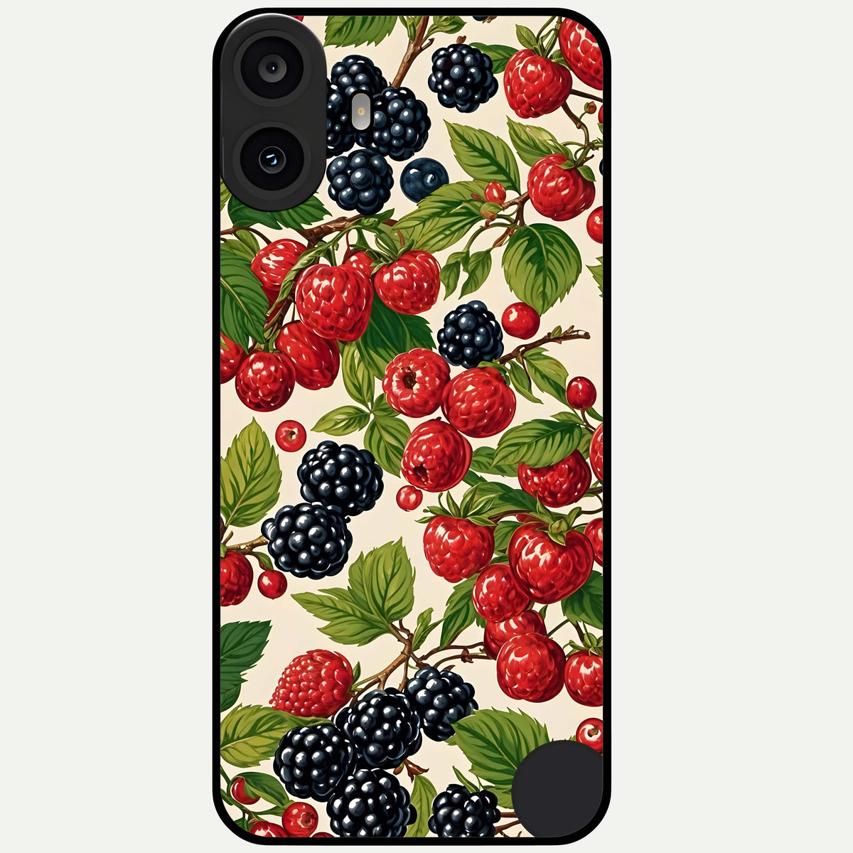  Mixed Berry Collage Glass Case For CMF Phone 1 back cover – full design glossy printed glass finish