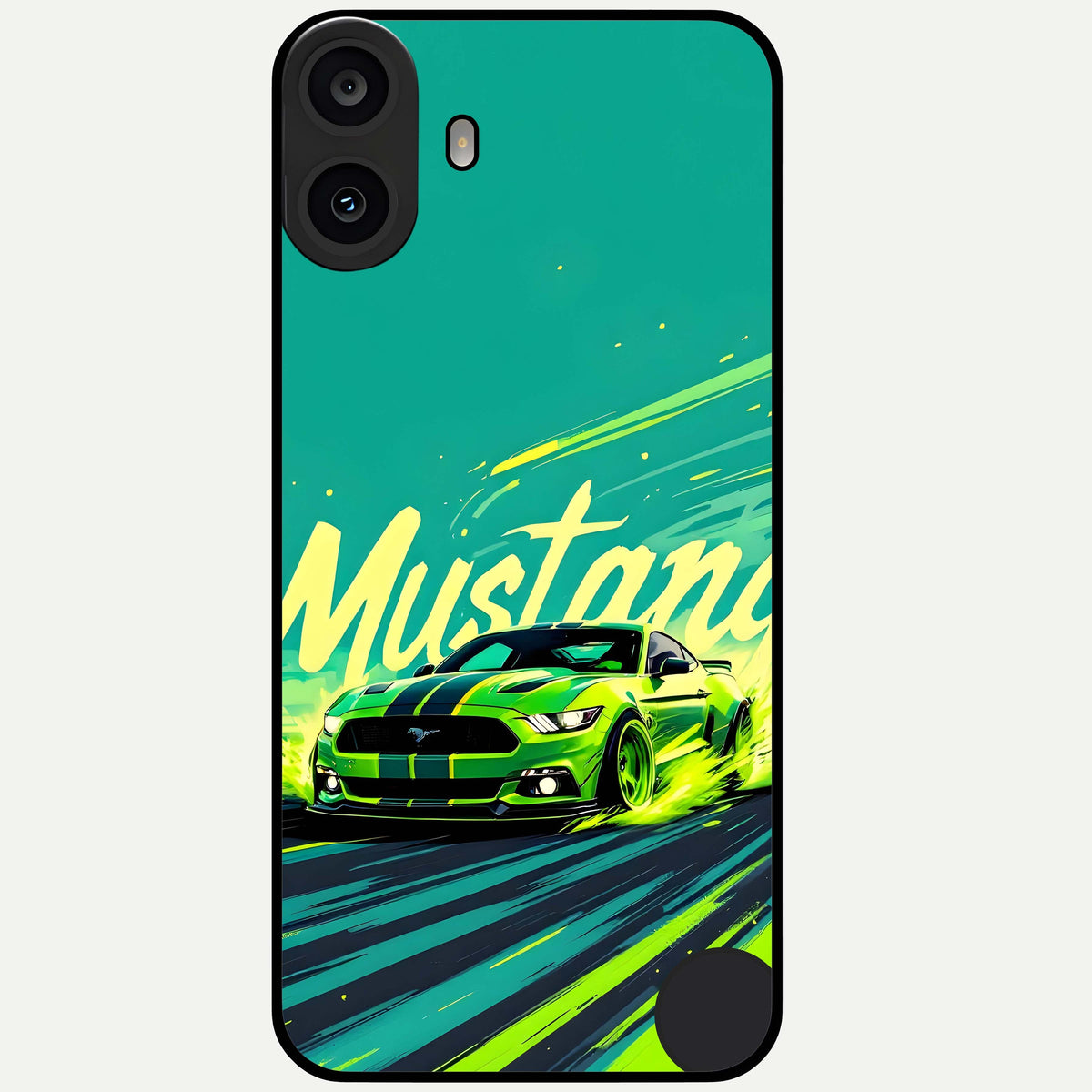  Mustang Bang Glass Case For CMF Phone 1 back cover – full design glossy printed glass finish