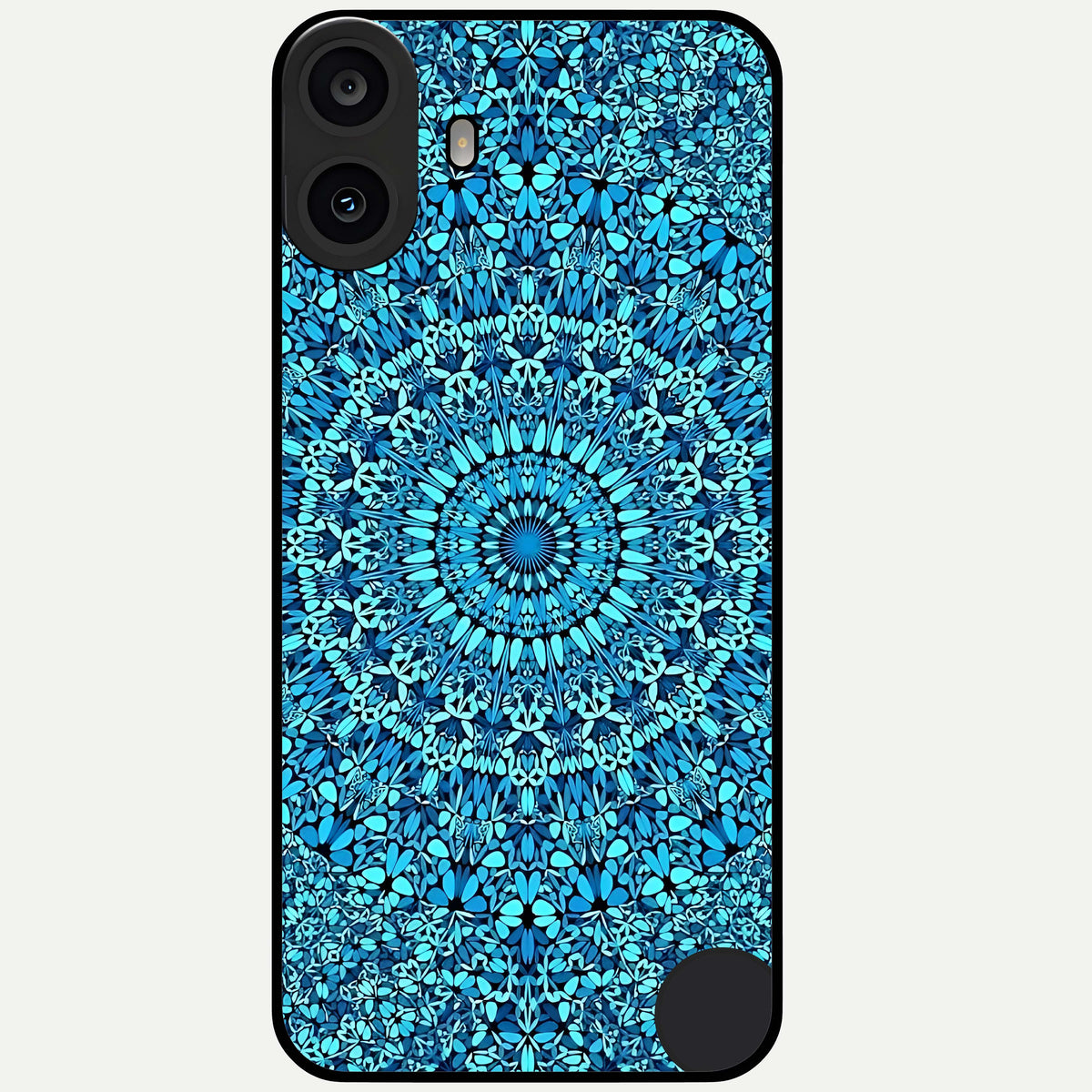  Ocean Bloom Mandala Glass Case For CMF Phone 1 back cover – full design glossy printed glass finish
