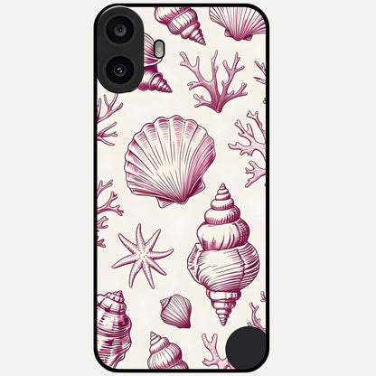  Pink Power Sparks Glass Case For CMF Phone 1 back cover – full design glossy printed glass finish