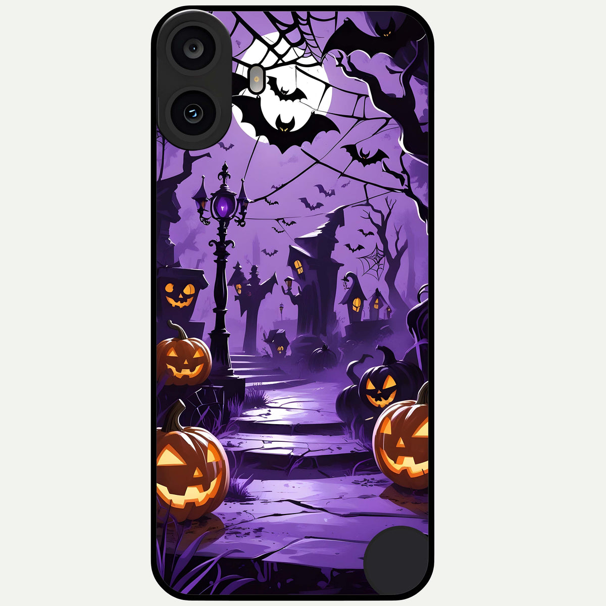  Pumpkin Patch Halloween Glass Case For CMF Phone 1 back cover – full design glossy printed glass finish