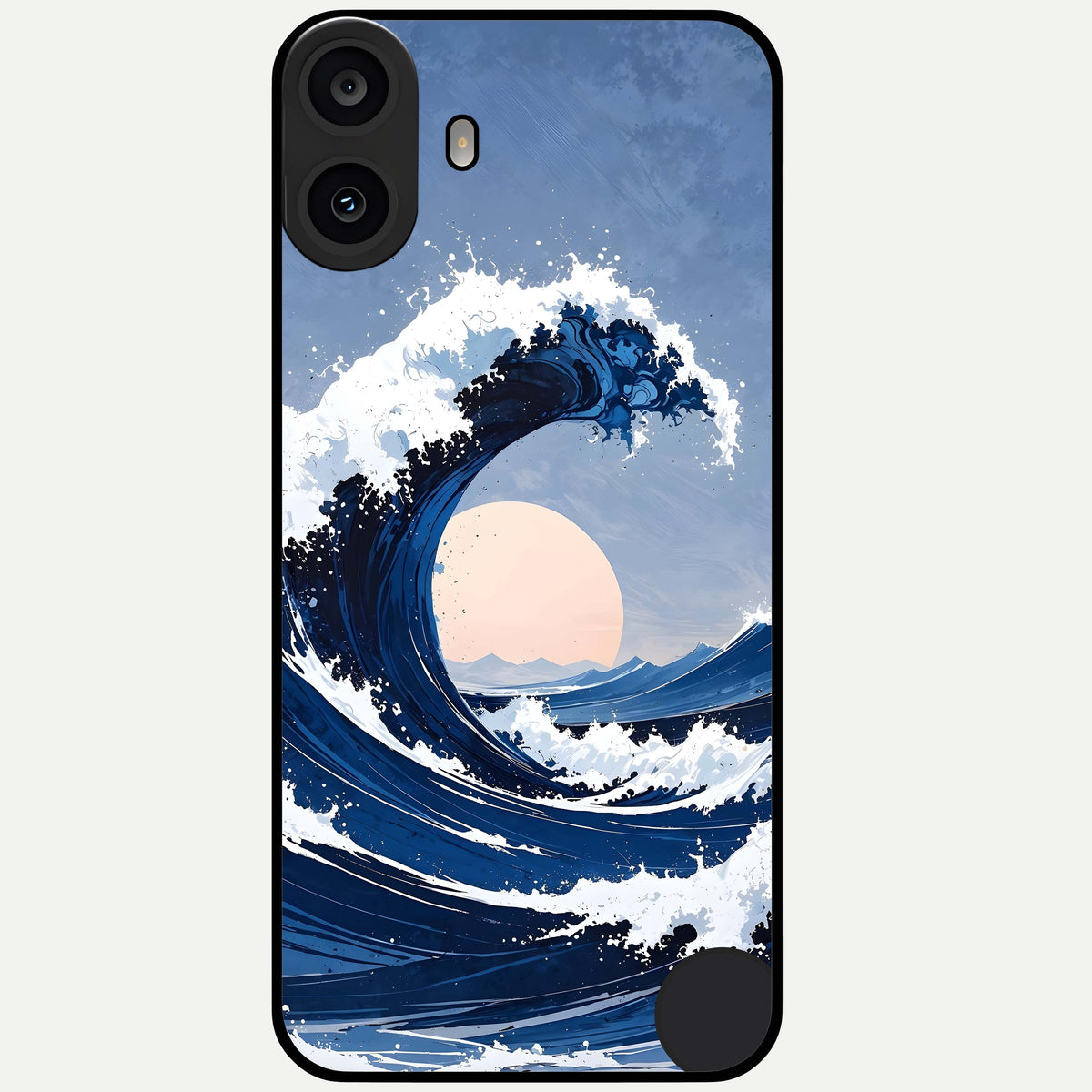  Rising Tide Power Glass Case For CMF Phone 1 back cover – full design glossy printed glass finish