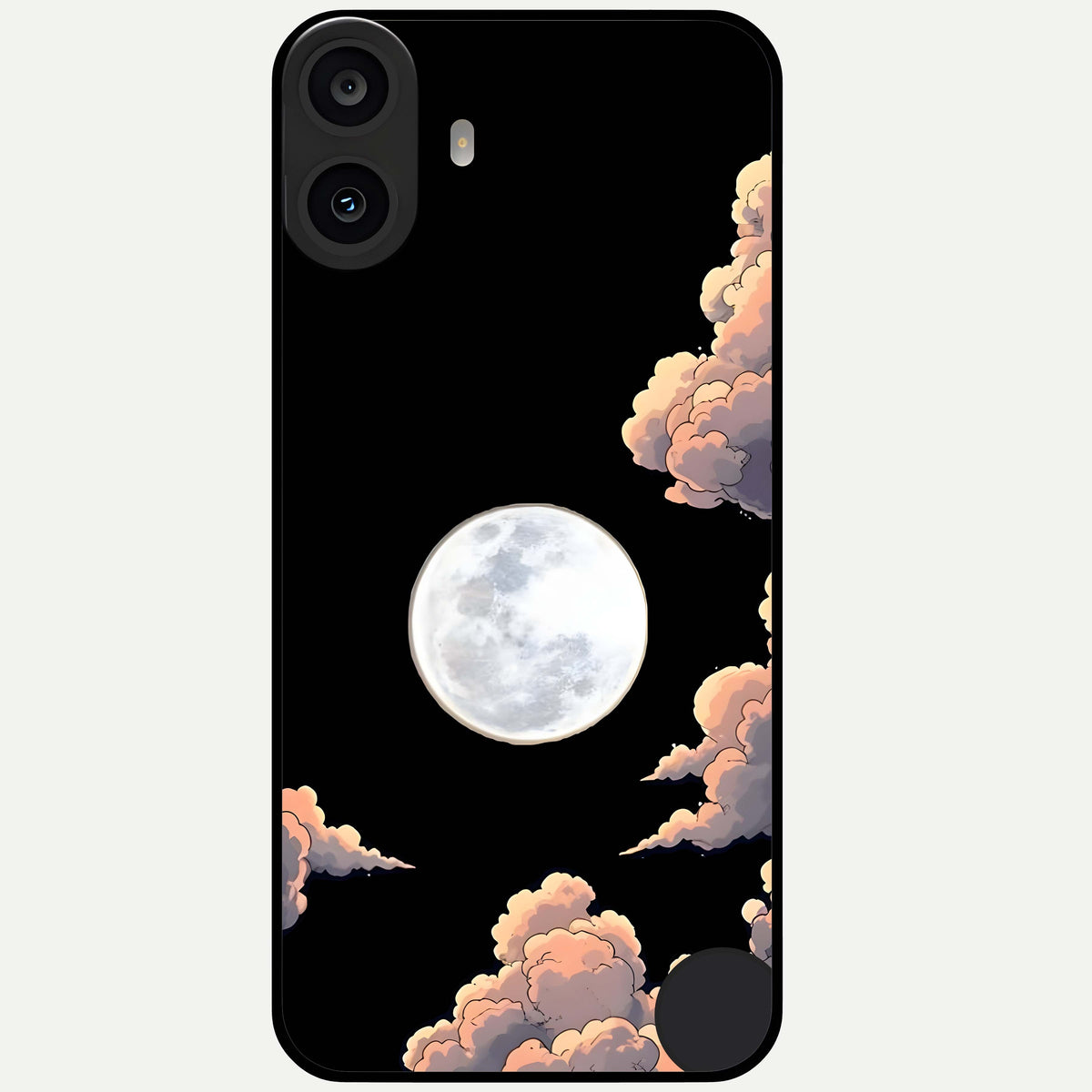  Shade Cloud Moon Glass Case For CMF Phone 1 back cover – full design glossy printed glass finish