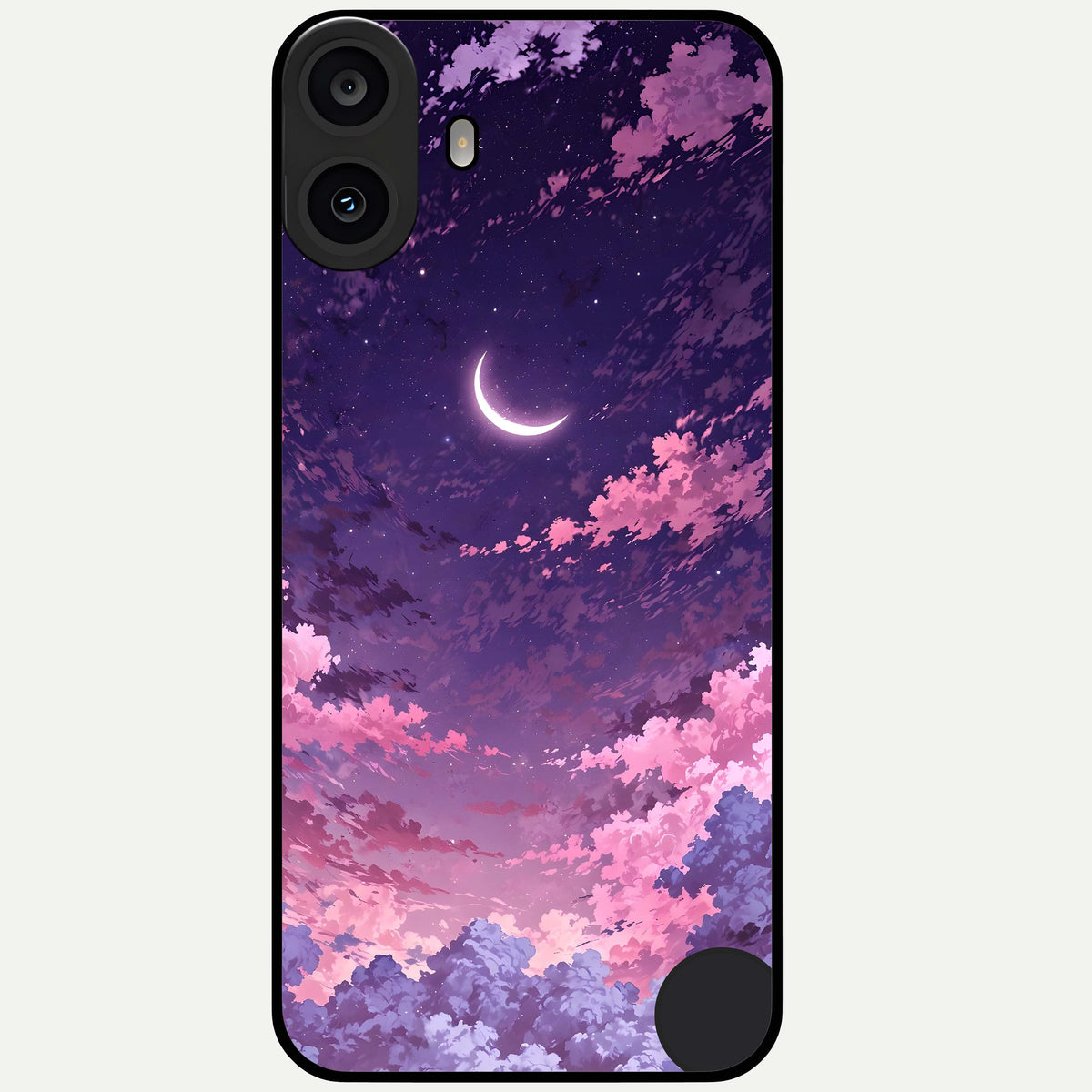  Sky Drift Clouds Glass Case For CMF Phone 1 back cover – full design glossy printed glass finish