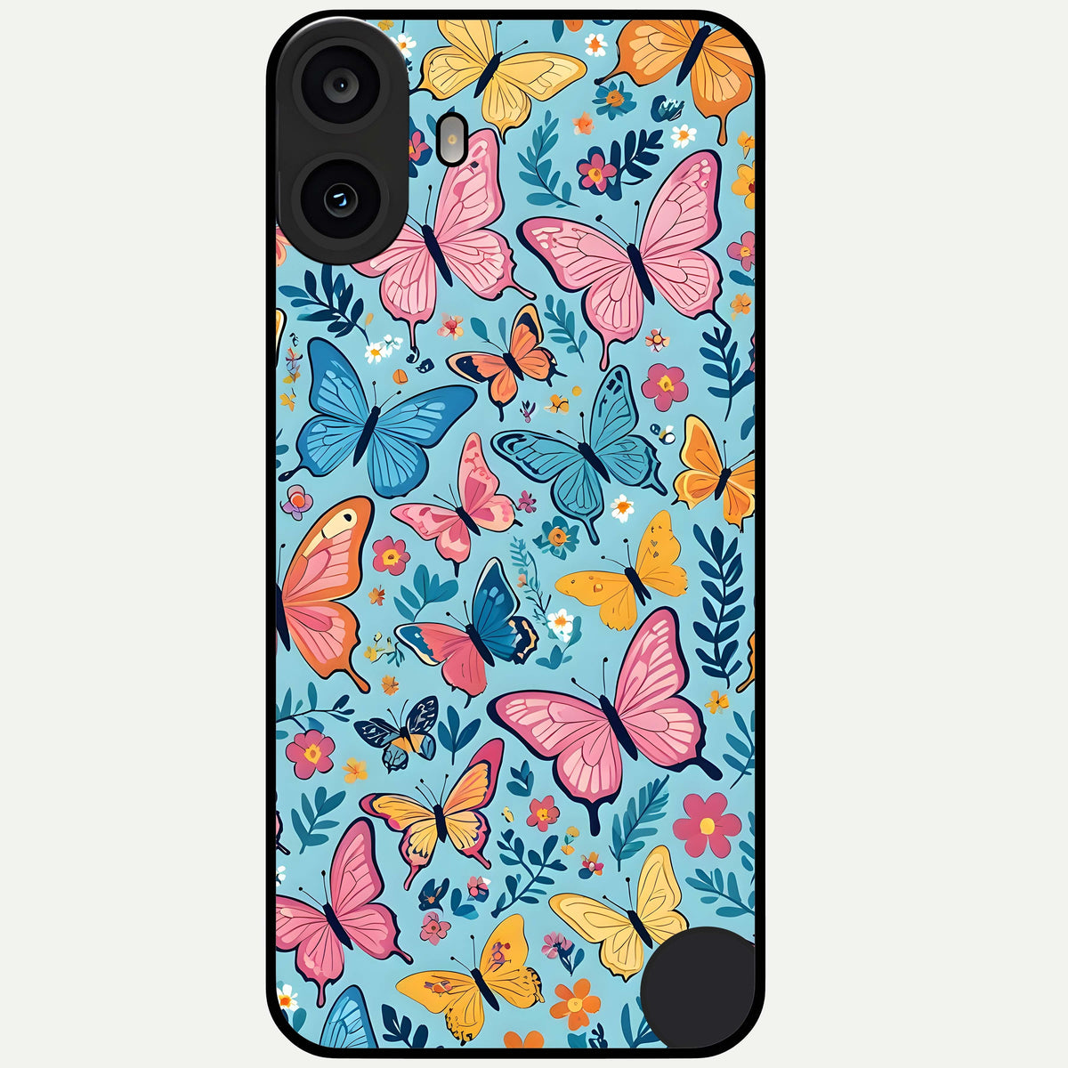  Spring Wing Garden Glass Case For CMF Phone 1 back cover – full design glossy printed glass finish