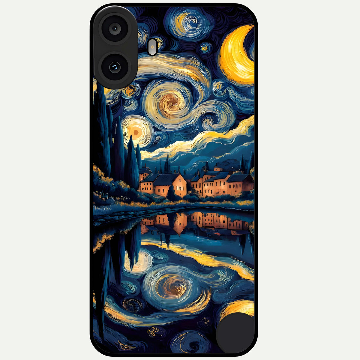  Starry Sky Serenity Glass Case For CMF Phone 1 back cover – full design glossy printed glass finish