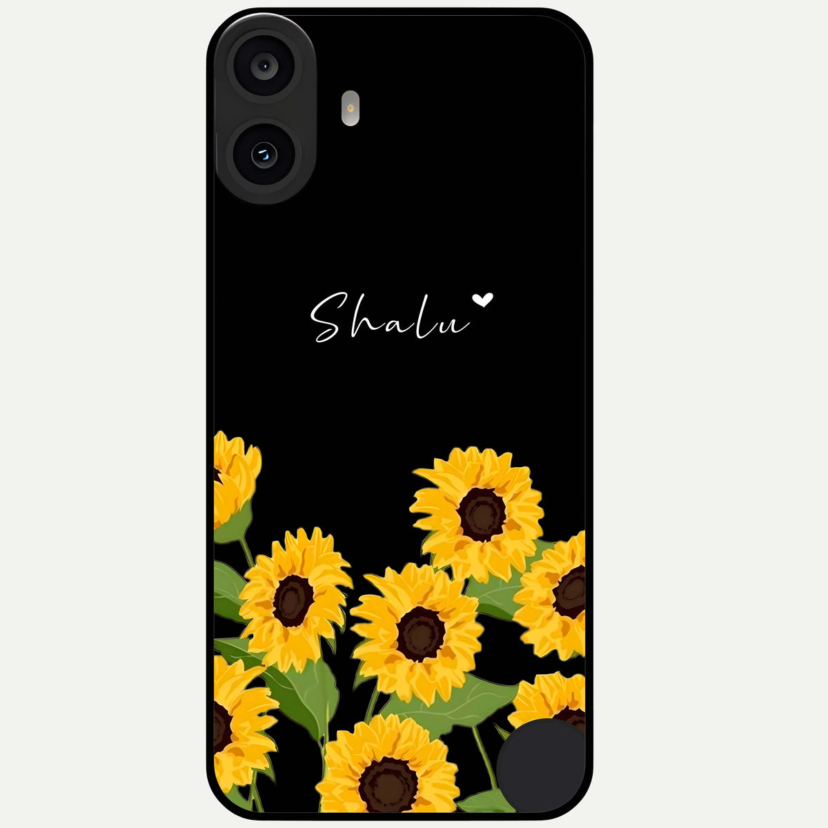  Sunflower Sky Bloom Glass Case For CMF Phone 1 back cover – full design glossy printed glass finish