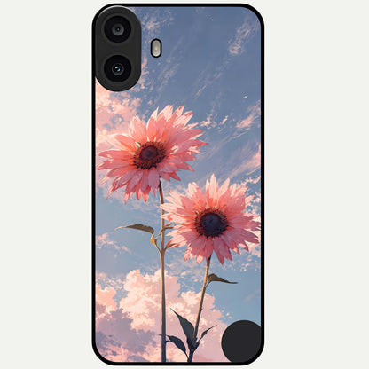  Sun Moon Balance Glass Case For CMF Phone 1 back cover – full design glossy printed glass finish