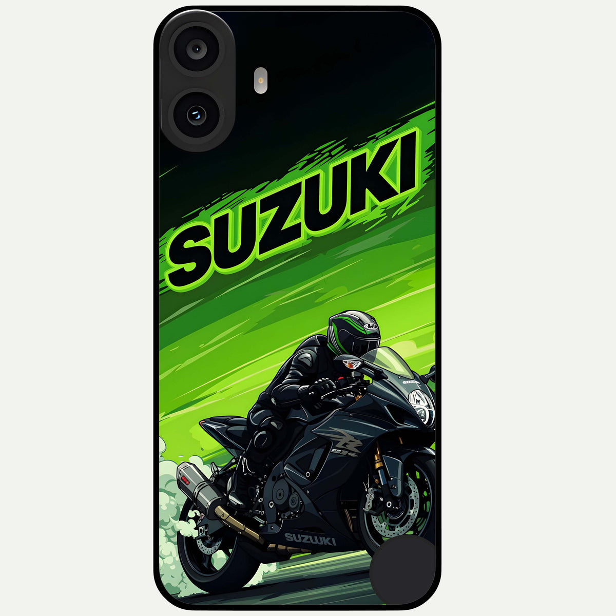  Suzuki Speed Beast Glass Case For CMF Phone 1 back cover – full design glossy printed glass finish