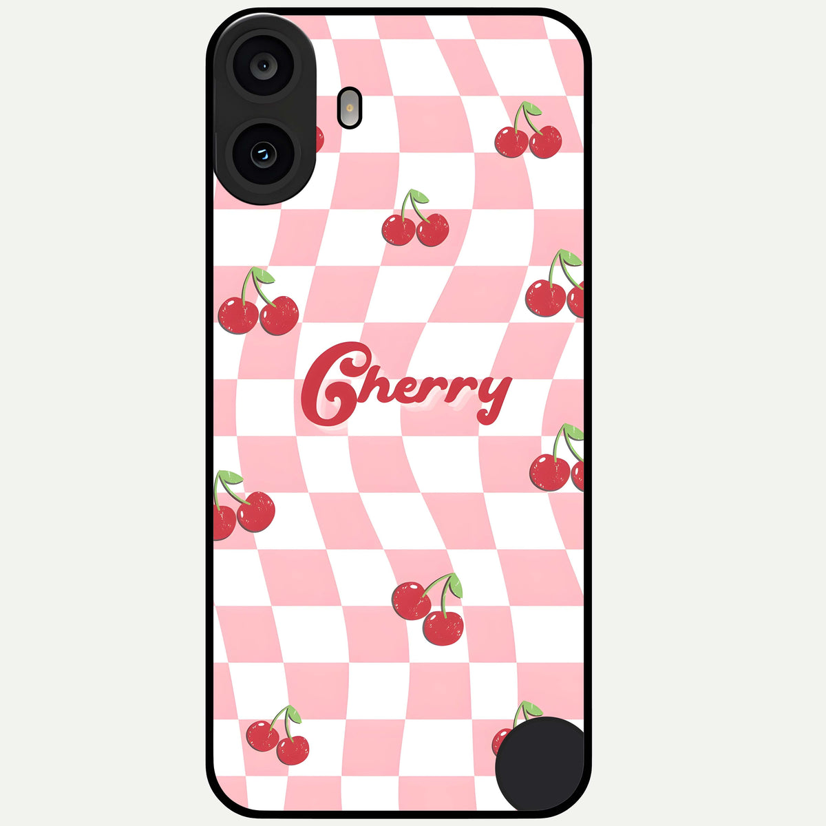  Sweet Cherry Vibes Glass Case For CMF Phone 1 back cover – full design glossy printed glass finish
