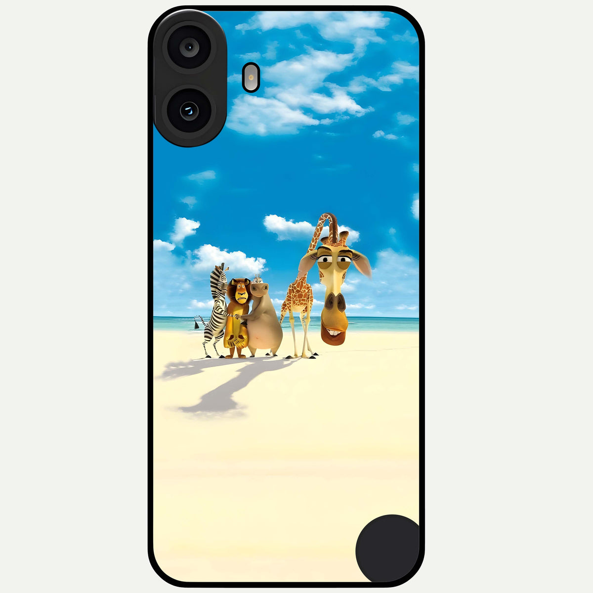  Tropical Fun Squad Glass Case For CMF Phone 1 back cover – full design glossy printed glass finish