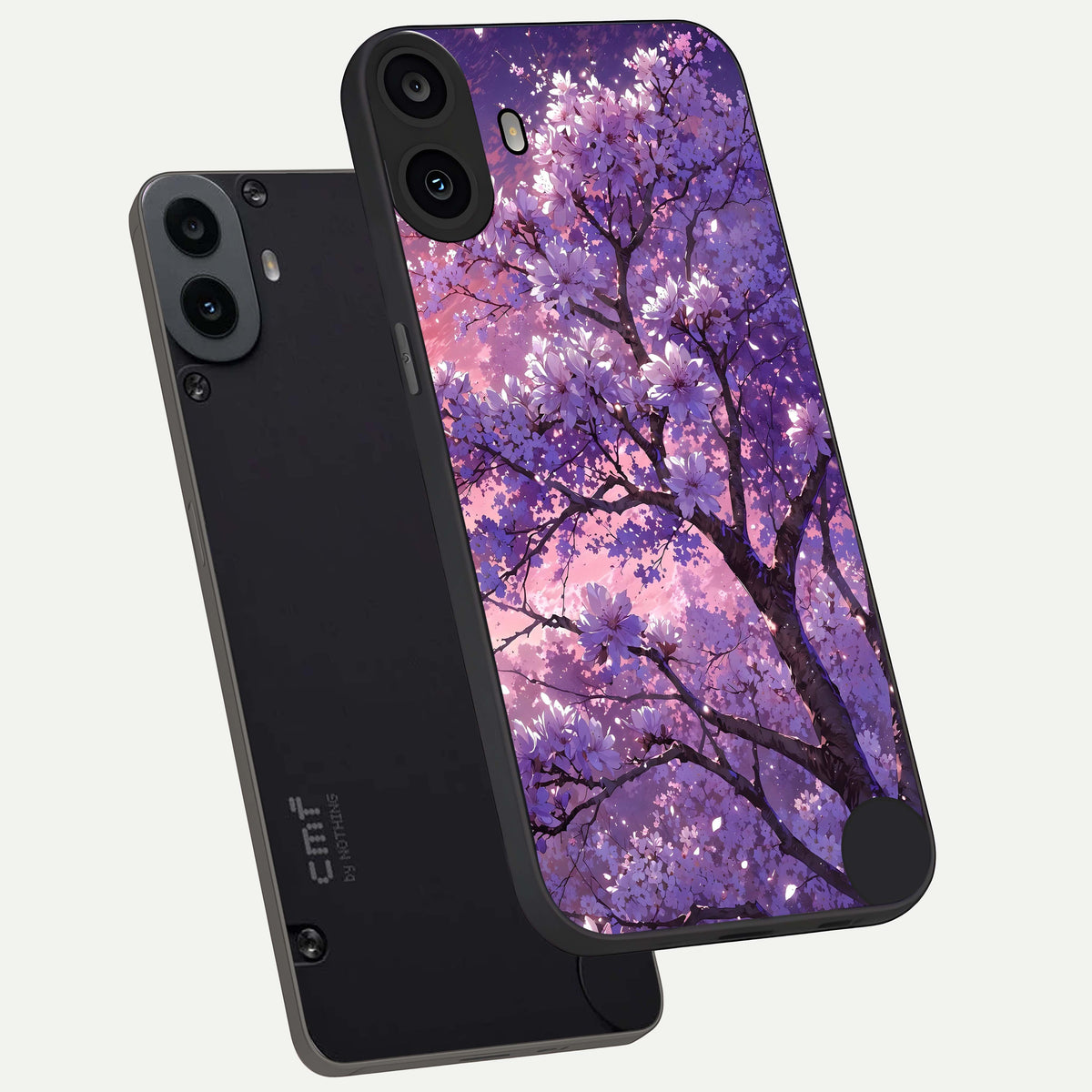  Blossom Tree phone case For CMF Phone 1 showing premium glass back cover with detailed artwork