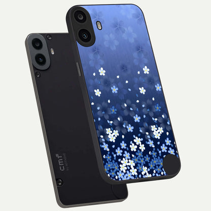  Blue Starry phone case For CMF Phone 1 showing premium glass back cover with detailed artwork