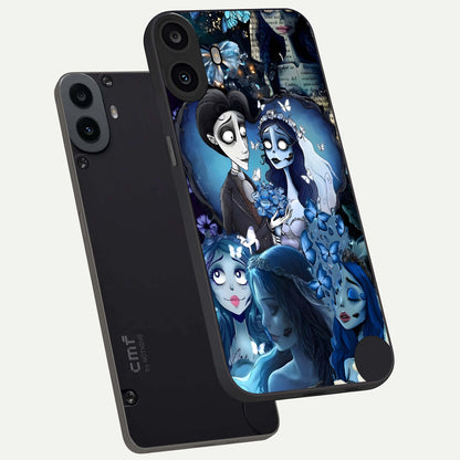  Butterfly Ghost Soul phone case For CMF Phone 1 showing premium glass back cover with detailed artwork